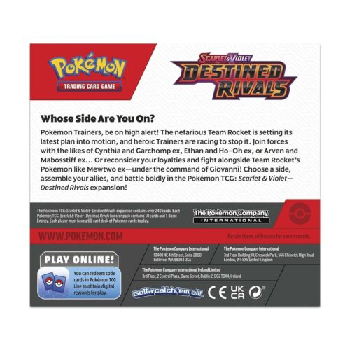 Pokemon TCG: Scarlet & Violet - Destined Rivals Booster Display Box - 36 Packs
