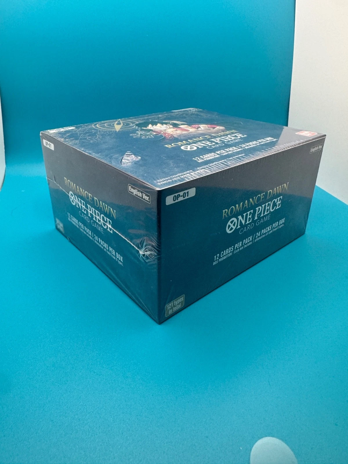 One Piece TCG: Romance Dawn (OP-01) Booster Box Blue Bottom 6 One Piece TCG: Romance Dawn (OP-01) Booster Box (1st Print) (Blue Bottom)
