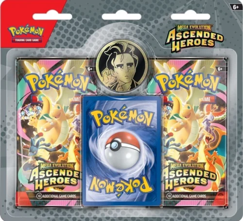 POKEMON MEGA EVOLUTION ASCENDED HEROES 2 PACK BLISTER 24 PACK BOX BLOWOUT CARDS