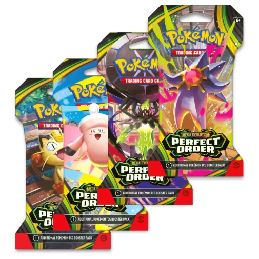 Pokémon Mega Evolution Perfect Order Blister Pack 144 Pack Case 1 Pokémon Mega Evolution Perfect Order Blister Pack 144 Pack Case
