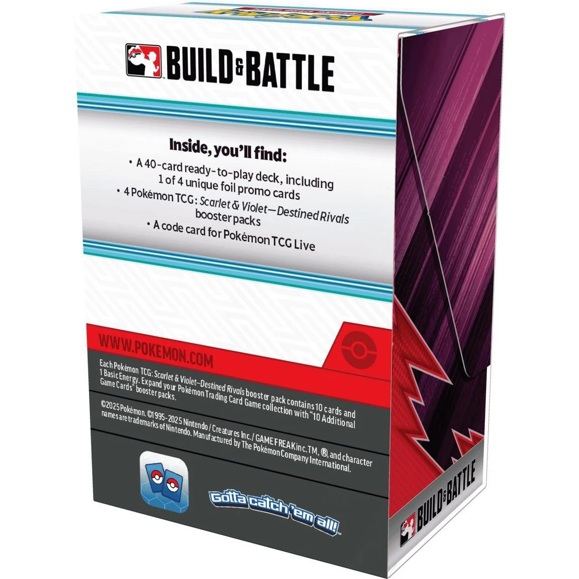 Pokémon Scarlet & Violet Destined Rivals Build & Battle Deck 6 Box Case 2 Pokémon Scarlet & Violet Destined Rivals Build & Battle Deck 6 Box Case - Image 2