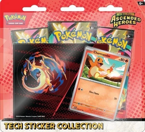 Pokemon Mega Evolution Ascended Heroes Tech Sticker 12 Box Case 2 Pokemon Mega Evolution Ascended Heroes Tech Sticker 12 Box Case